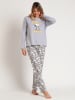 Peanuts Pyjama "Peanuts" in Grau