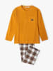 admas Pyjama "Admas" oranje/bruin