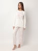admas Pyjama in Weiß