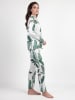 admas Pyjama "Luxury" wit/groen