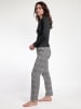 admas Pyjama "Houndstooth" zwart