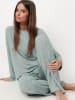 admas Pyjama "Canalé" mintgroen