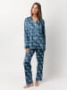 admas Pyjama "Zebra" blauw