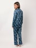 admas Pyjama "Zebra" blauw