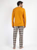 admas Pyjama "Admas" oranje/zwart