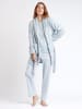 admas Szlafrok w kolorze błękitnym
