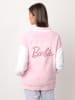 Barbie Fleece vest "Barbie" lichtroze/wit