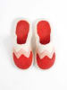 admas Pantoffels rood/lichtroze