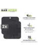 Wenko 2-delige set: panonderzetters "Wesi" zwart - (L)16 x (B)16 cm