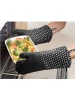 Wenko 2-delige set: ovenwanten zwart - (L)37,5 x (B)18,5 cm