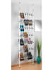 Wenko Telescopisch schoenenrek "Atlas" wit/grijs - (B)68,5 x (H)300 x (D)8,5 cm