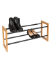 Wenko Schoenenrek naturel/zwart - (B)61 x (H)30 x (D)20 cm