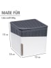 Wenko Luchtontvochtiger "Cube" wit - (B)13 x (H)13 x (D)13 cm
