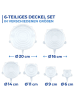 Wenko 6-delige set: silicone deksels