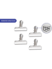 Wenko 4-delige set: sluitklemmen zilverkleurig - (B)6,3 x (H)7,6 cm