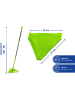 Wenko Driehoekige mop groen - (B)31 x (H)160 x (D)27 cm