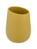 Wenko Tandenborstelhouder "Badi" geel - (H)11 x  Ø 8 cm