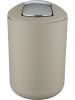 Wenko Prullenbak met swingdeksel "Brasil" taupe - 6,5 l