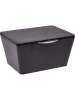 Wenko Pudełko "Brasil" w kolorze czarnym - 19 x 10 x 15,5 cm