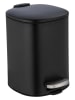 Wenko Treteimer "Alassio" in Schwarz - 5 l