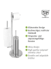 Wenko WC-Garnitur "Universalo Neo" in Silber - (H)73 cm