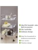 Wenko Trolley zilverkleurig - (B)41 x (H)75 x (D)32 cm
