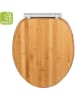 Wenko Absenkautomatik-WC-Sitz "Bambusa" in Hellbraun