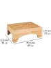 Wenko Badkamerkrukje "Bambusa" bamboe - (B)40 x (H)15 x (D)30 cm