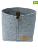 Wenko 2er-Set: Aufbewahrungskorb "Feli" in Grau - (B)18 x (H)13 x (T)12 cm