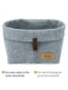 Wenko 2er-Set: Aufbewahrungskorb "Feli" in Grau - (B)24 x (H)16 x (T)16 cm