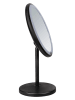 Wenko LED-Kosmetikspiegel "Onno" in Schwarz