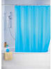 Wenko Anti-Schimmel-Duschvorhang "Uni" in hellblau - (B)180 x (H)200 cm