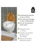 Wenko Toiletbrilverhoging wit - (B)41,5 x (H)44 x (D)17 cm
