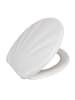 Wenko WC-Sitz "Muschel" in Weiss
