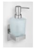 Wenko Zeepdispenser "Genova" wit/zilverkleurig - 200 ml