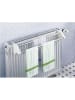 Wenko Wasrek voor aan de radiator "Twin" wit - (B)57 x (D)13 cm