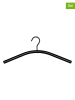 Wenko 2er-Set: Kleiderbügel "Neo" in Schwarz - (B)44,5 x (H)17,5 cm