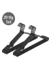 Wenko 20er-Set: Kleiderbügel in Schwarz - (B)40,5 cm 