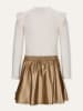 B.Nosy Kleid "Donia" in Creme/ Gold