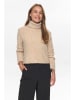 NÜMPH Rollkragenpullover in Beige