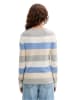 Tom Tailor Pullover in Grau/ Hellblau/ Beige
