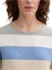 Tom Tailor Pullover in Grau/ Hellblau/ Beige