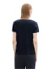 TOM TAILOR Denim 2--delige set: shirt donkerblauw/wit