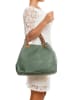 Lucca Baldi Leren handtas "Fosdinovo" groen - (B)45 x (H)37 x (D)15 cm