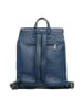 Lucca Baldi Leder-Rucksack "Montichiari" in Dunkelblau - (B)31 x (H)37 x (T)15 cm