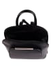 Lucca Baldi Leder-Rucksack "Cervia" in Schwarz - (B)33 x (H)35 x (T)12 cm