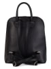 Lucca Baldi Leder-Rucksack "Cervia" in Schwarz - (B)33 x (H)35 x (T)12 cm