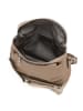 Lucca Baldi Leder-Umhängetasche "Favara" in Taupe - (B)24 x (H)19 x (T)7 cm