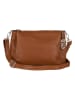 Lucca Baldi Leren schoudertas "Melfi" cognackleurig - (B)26 x (H)19 x (D)9 cm