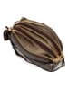 Pia Sassi Leren schoudertas "Monte Sparagio" goudkleurig - (B)23 x (H)17 x (D)7 cm